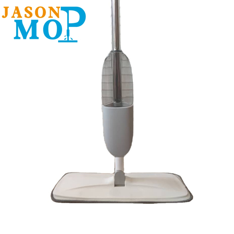 JASON 2020 Mop nou pentru pulverizare cu apă cu tijă de oțel inoxidabil cu microfibră curată (JS-B2010)