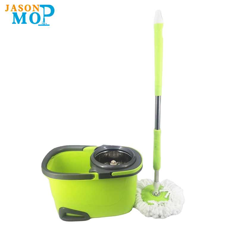 Squeeze Hand Free Spin Cup Mop cu oțel inoxidabil Stretchiable mâner Umei Curățarea podelelor 360 Capete rotative